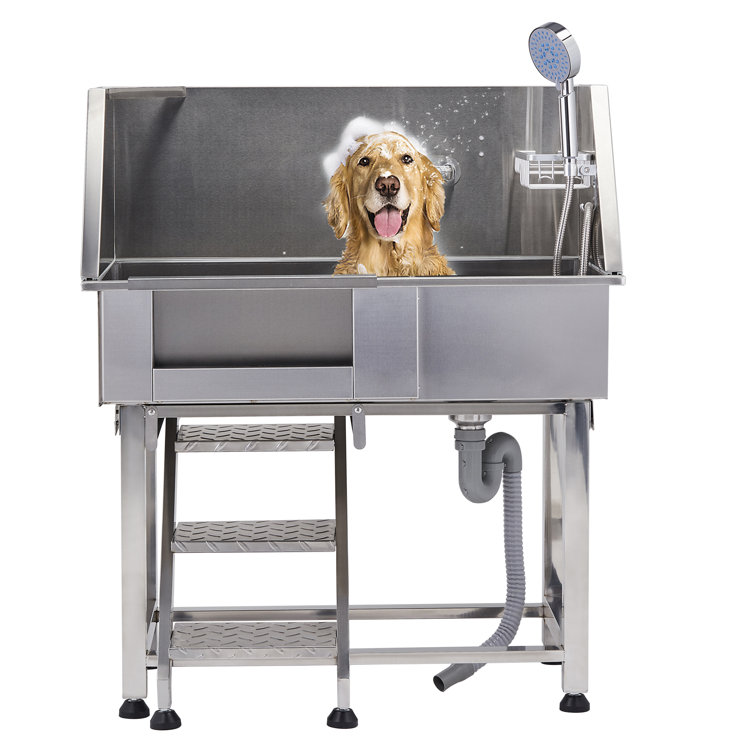 COZ 34" Stainless Steel Dog Bathtub And Grooming Tub & Reviews